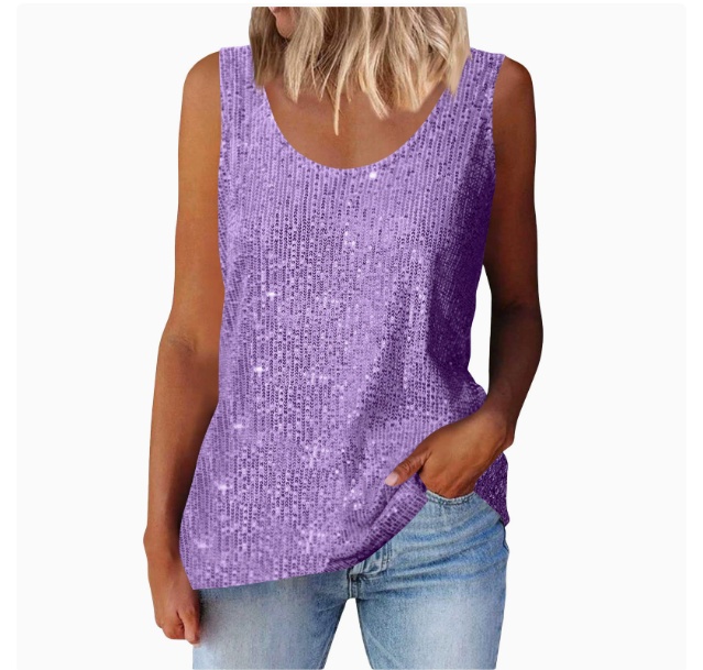Women Tank Top - Violet Lavender, XXXXL